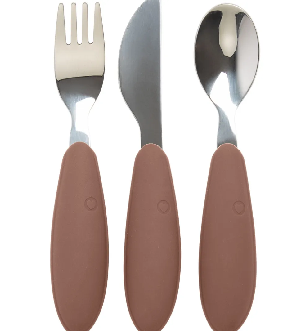 BIBS Børnebestik - 3-Pak - Woodchuck