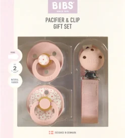 BIBS Colour Gavesæt - Sutter/Suttesnor - Str. 2 - Blush