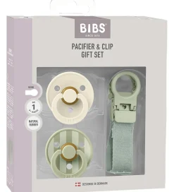 BIBS Colour Gavesæt - Sutter/Suttesnor - Str. 1 - Sage