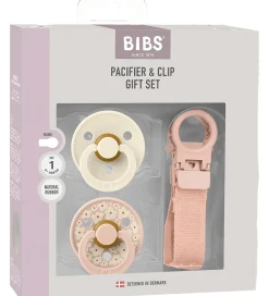 BIBS Colour Gavesæt - Sutter/Suttesnor - Str. 1 - Blush