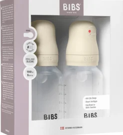 Bibs Sutteflaske - 2-pak - 150 ml - PP/Silikone - Ivory