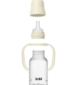BIBS Sutteflaske m. Håndtag - 150 ml - Ivory