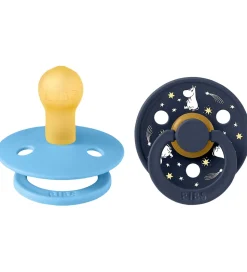 BIBS x Moomin Colour Sutter - Str. 1 - 2-pak - Breeze Mix