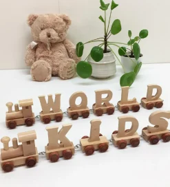 Bino Toys Navnetog - Træ - 5 cm - Q