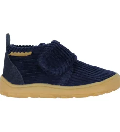 Bisgaard Hjemmesko - Barefoot - Navy Corduroy