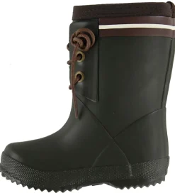 Bisgaard Termostøvler - Armygrøn/Brun m. Snøre