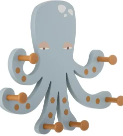 Bloomingville Mini Knagerække - Træ - Oswall - Blå