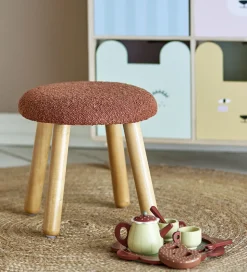 Bloomingville Taburet - Aksel - 30x29 cm - Brun