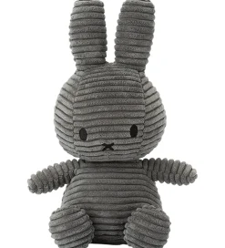 Bon Ton Toys Bamse - 23 cm - Miffy ECO Corduroy - Grey