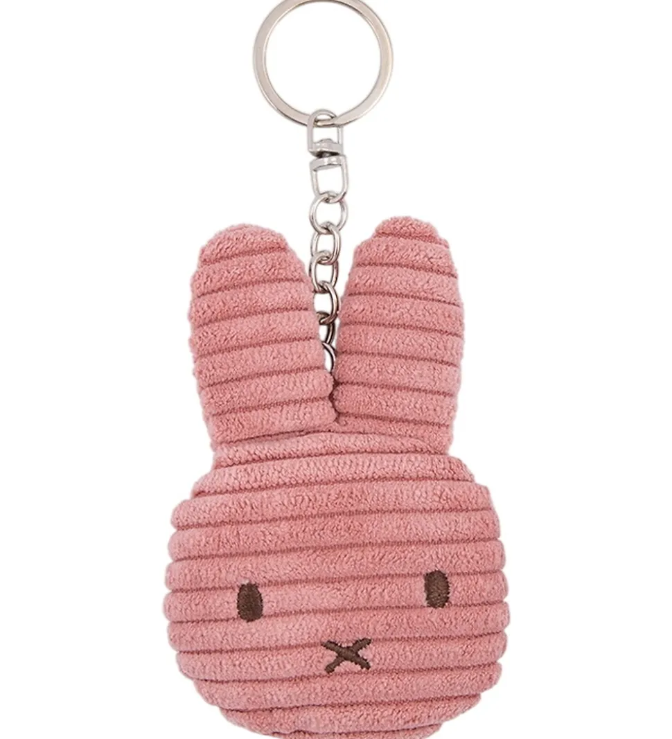 Bon Ton Toys Nøglering - 10 cm - Miffy Flat ECO Corduroy - Dusty