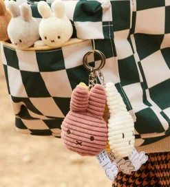 Bon Ton Toys Nøglering - 10 cm - Miffy Flat ECO Corduroy - Dusty