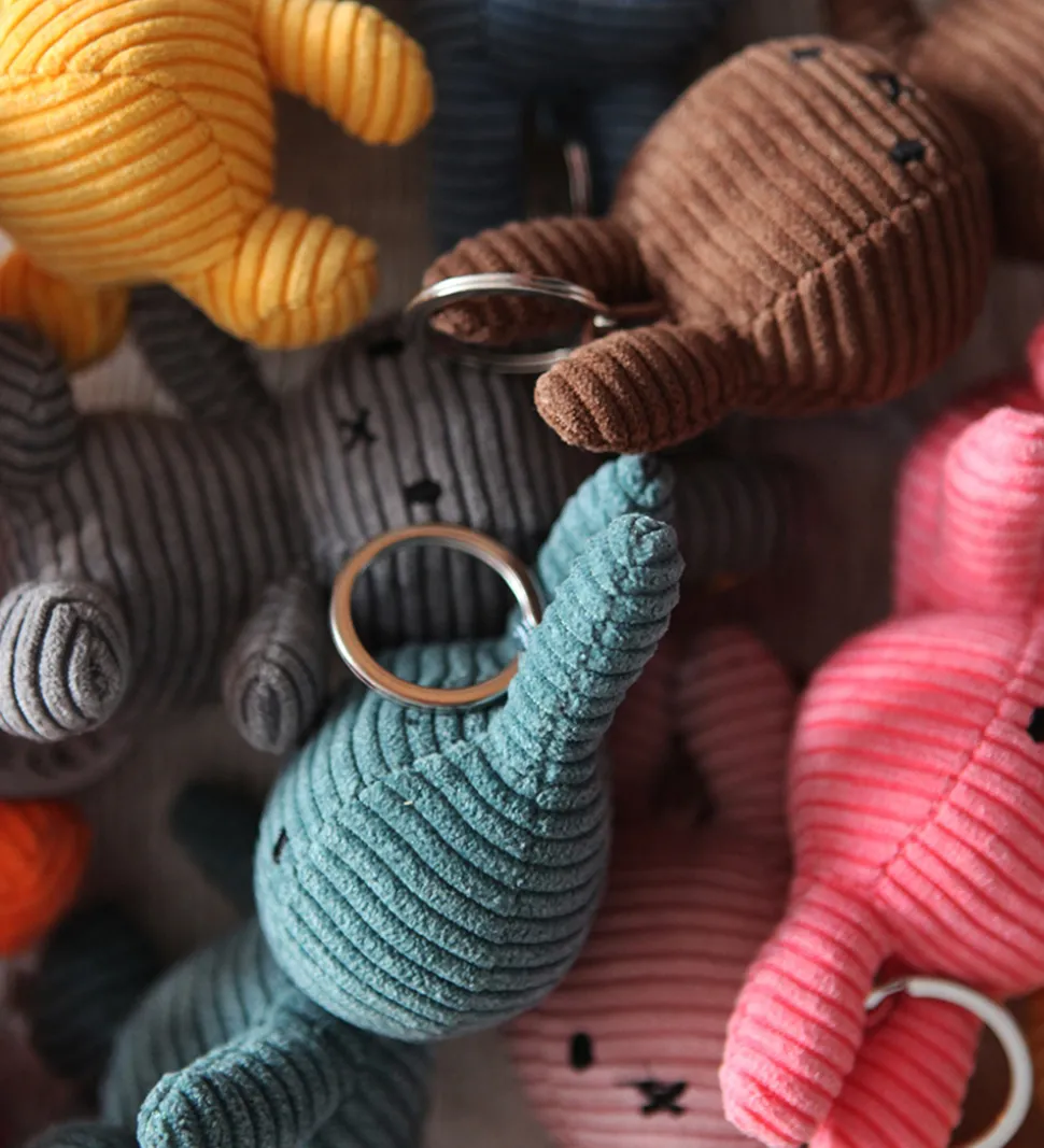 Bon Ton Toys Nøglering - 12 cm - Miffy ECO Corduroy - Beige