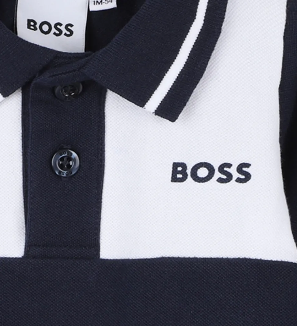BOSS Heldragt - Navy/Hvid