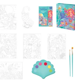 BOX CANDIY Kreasæt - Vandfarvekunstsæt - Totally Mermaids