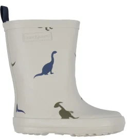 Bundgaard Gummistøvler m. For - Wide Fit - Aspen - Ivory Dino