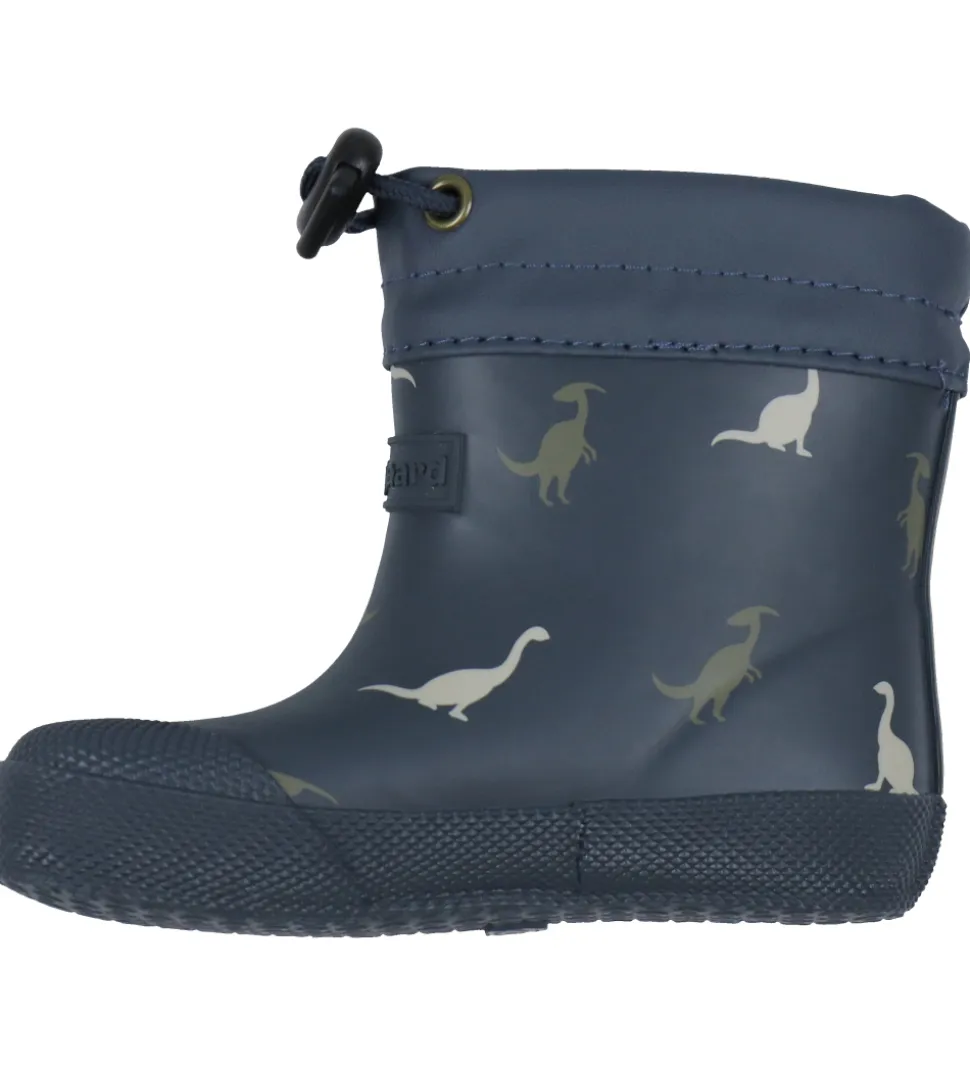 Bundgaard Gummistøvler m. For - Malik Navy Dino - Multi Colored