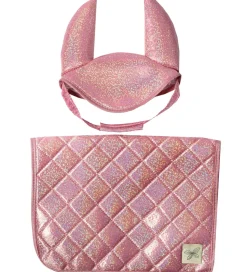 by ASTRUP Sadelunderlag Til Kæpheste - Pink m. Glimmer