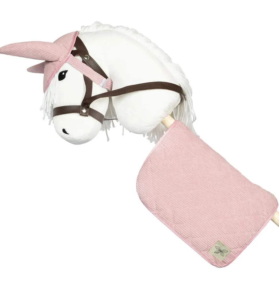 by ASTRUP Sadelunderlag Til Kæpheste - Fløjl - Rosa
