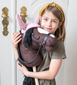 by ASTRUP Sadelunderlag Til Kæpheste - Fløjl - Rosa