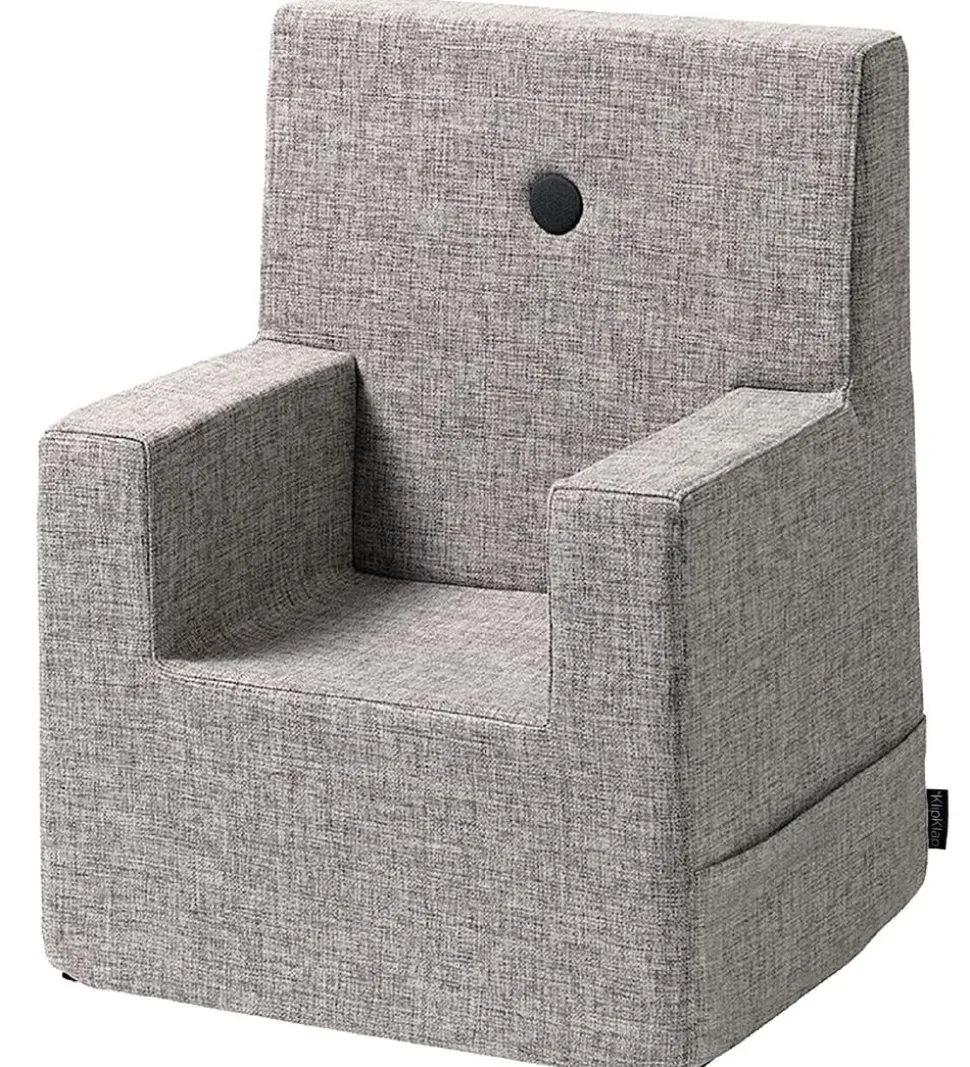 by KlipKlap Lænestol - Kids Chair XL - 63x49x42 cm - Multi Grey/