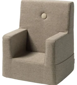 by KlipKlap Lænestol - Kids Chair - 43x43x50 cm - Sand/Sand