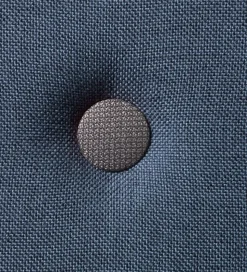 by KlipKlap Sofa - Kids Sofa - 100 cm - Dark Blue/Black