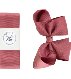 By Stær Dåbsbånd m. Sløjfe - Dusty berry