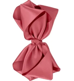 By Stær Dåbsbånd m. Sløjfe - Satin - Dusty Berry