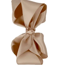 By Stær Dåbsbånd m. Sløjfe - Satin - Beige