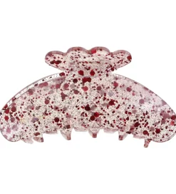 By Stær Hårklemme - Asta - 10x5 cm - Confetti Rød
