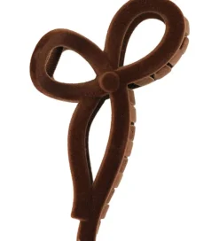 By Stær Hårklemme - Merina Velour - 13 cm - Stor - Brun