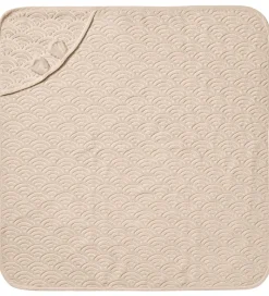 Cam Cam Babyhåndklæde - 80x80 cm - Almond m. Ører