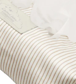 Cam Cam Vådserviet Etui - Classic Stripes Camel