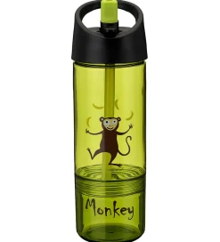 Carl Oscar Drikkedunk m. Sugerør - 2-i-1 - Lime m. Abe