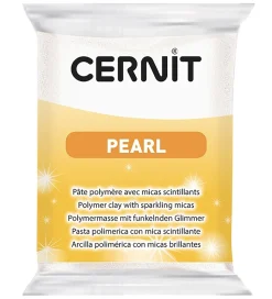 Cernit Polymer Ler - Pearl - Hvid