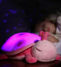 Cloud-B Natlampe - Twilight Ladybug - 24 cm - Rosa