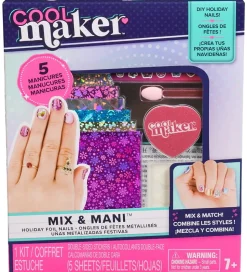 Cool Maker Neglesæt - Mix & Mani - Holiday Foil Nails