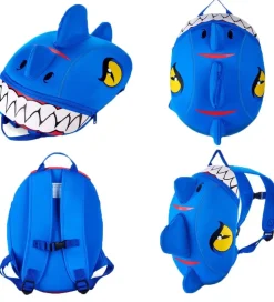 Crazy Safety Børnehavetaske - Dragon - Blå