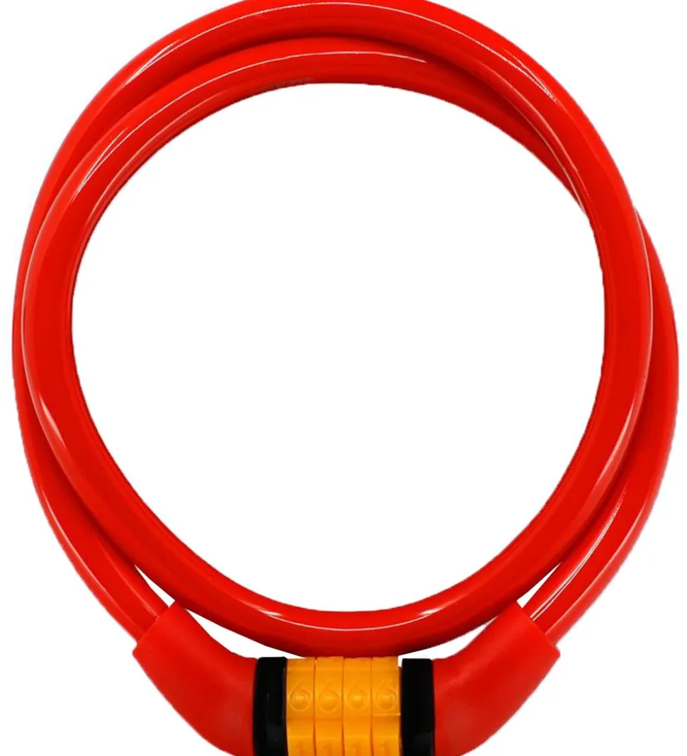 Crazy Safety Kodelås - 60 cm - Rød