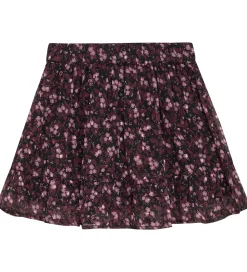 Creamie Nederdel - Flower Dobby - Sort