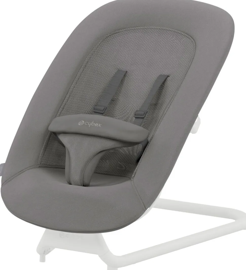 Cybex Skråstol - Lemo - 61x44 cm - Suede Grey/Mid Grey