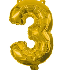 Decorata Party Foileballon - 85 cm - No 3 - Guld