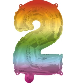 Decorata Party Foileballon - 95 cm - No 2 - Rainbow