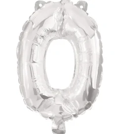 Decorata Party Foileballon - 85 cm - No 0 - Sølv