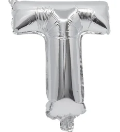 Decorata Party Foileballon - 32 cm - T - Sølv