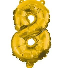 Decorata Party Foileballon - 85 cm - No 8 - Guld