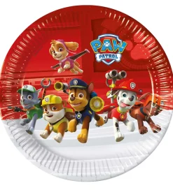 Decorata Party Paptallerkner - 8-pak - 23 cm - Paw Patrol Ready