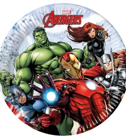 Decorata Party Paptallerkner - 8-pak - 19,5 cm - Avengers Infini