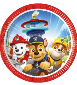 Decorata Party Paptallerkner - 8-pak - 19,5 cm - Paw Patrol Resc