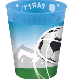 Decorata Party Plastikkopper - 4-pak - 250 ml - Soccer Fans